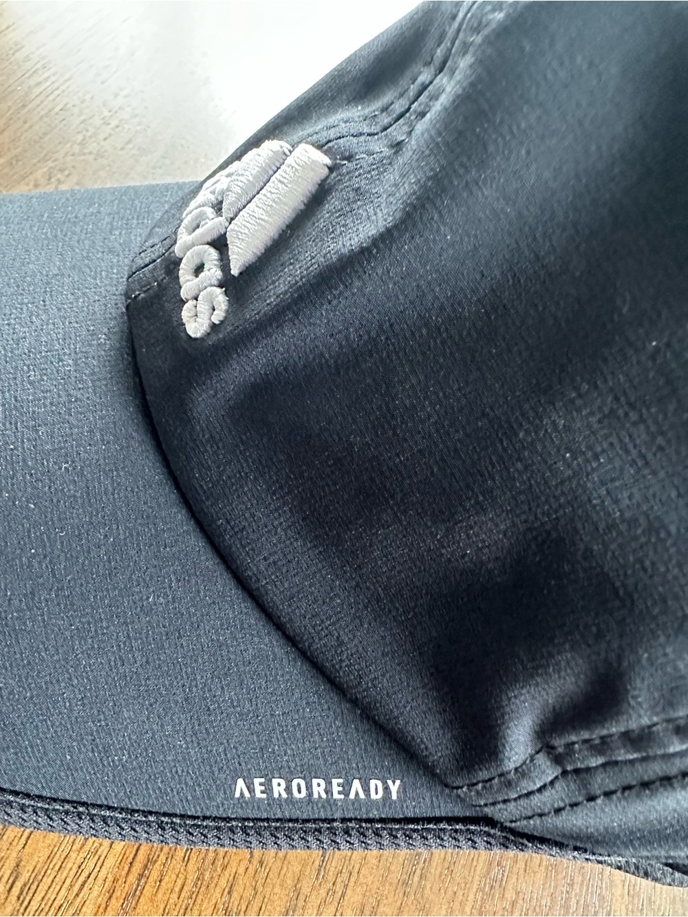 adidas Black Cap with White Logo - Picture 2 of 6